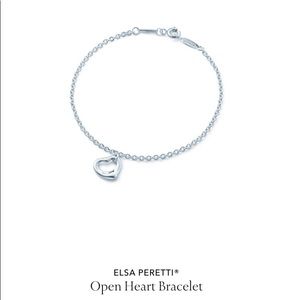 Tiffany & Co Elsa Peretti open heart bracelet